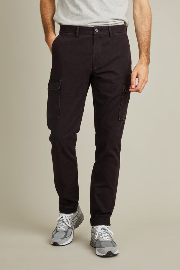 Pantalon Cargo Bordeaux - Homme