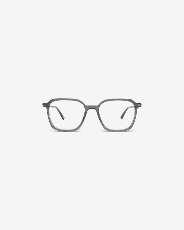 Anteojos James Gray: montura rectangular de acetato, vista frontal