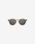 Gafas de sol Vadim Olive: montura redonda de acetato, vista frontal