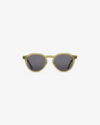 Gafas de sol Vadim Olive: montura redonda de acetato, vista frontal