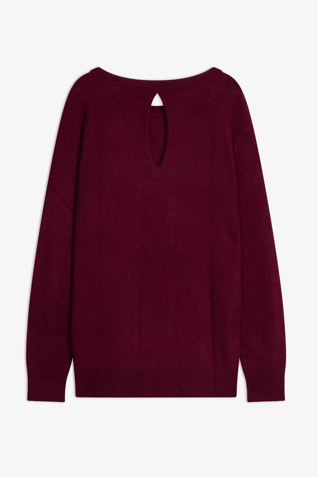 Pull Col Bateau Goutte Dos - Leslie - Bordeaux