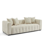 Levia – 3-personers lige sovesofa – Beige stof