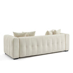 Levia – 3-personers lige sovesofa – Beige stof