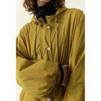 Chaqueta Amplia con Cremallera - Antílope - Mujer