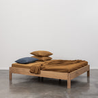 Flat Sheet - Washed Linen 190G/M² - Mocha