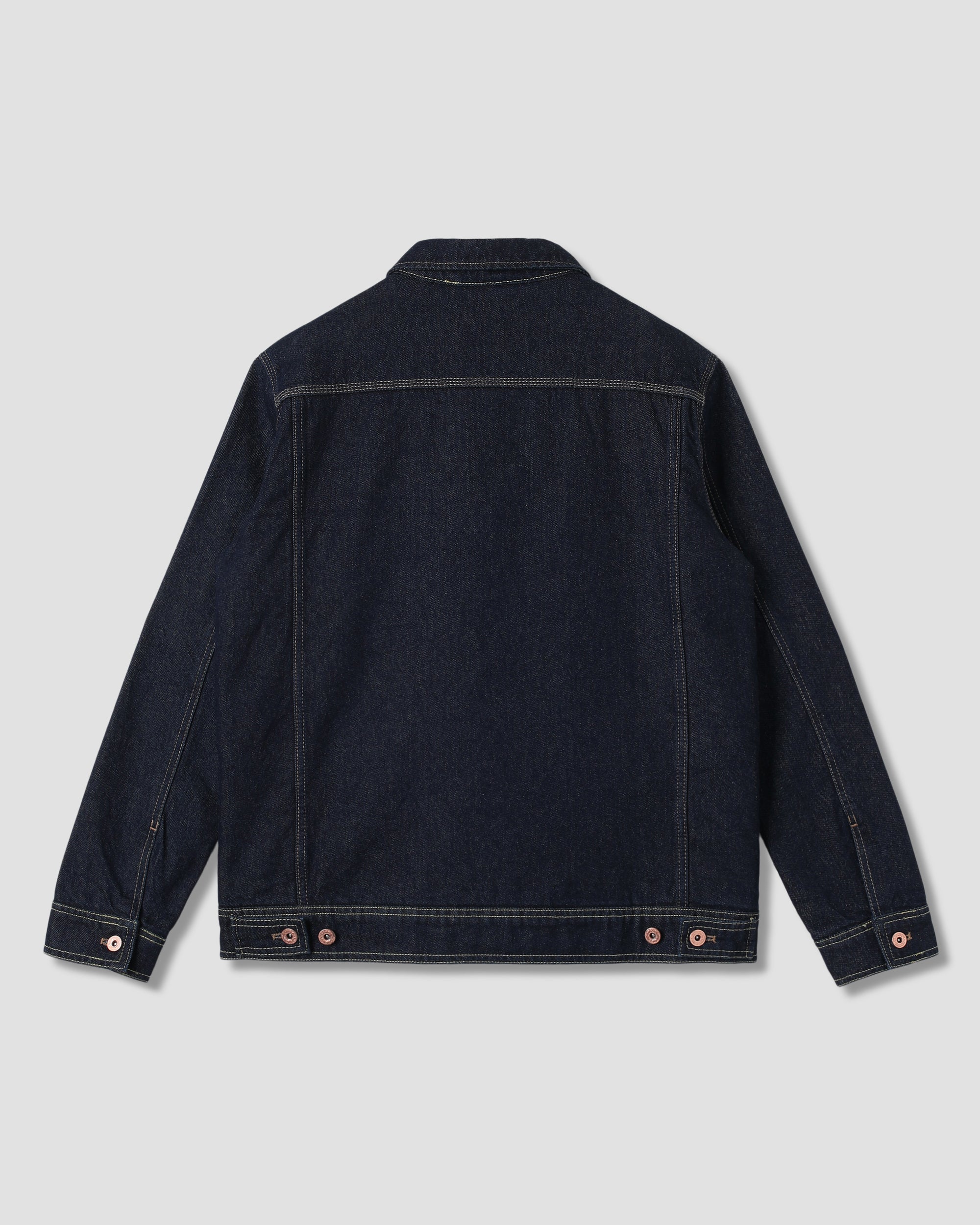 Chaqueta Lined Trucker - Single Rinse Denim