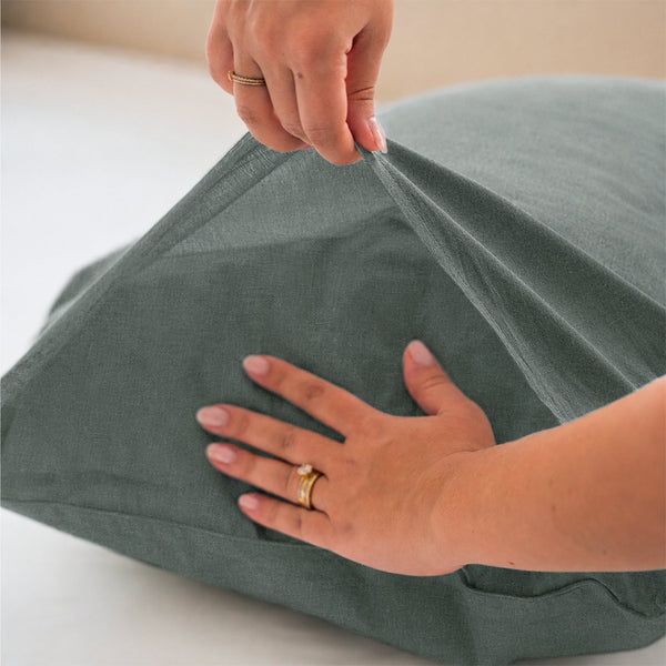 Drap Housse Lin - 2 Coloris Au Choix