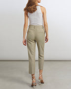 Pantalón Basic Liv Straight Cropped - Honeycomb - Mujer