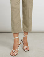 Pantalón Basic Liv Straight Cropped - Honeycomb - Mujer