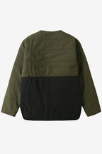 Tricolour Quilted Jacket - Black - Men