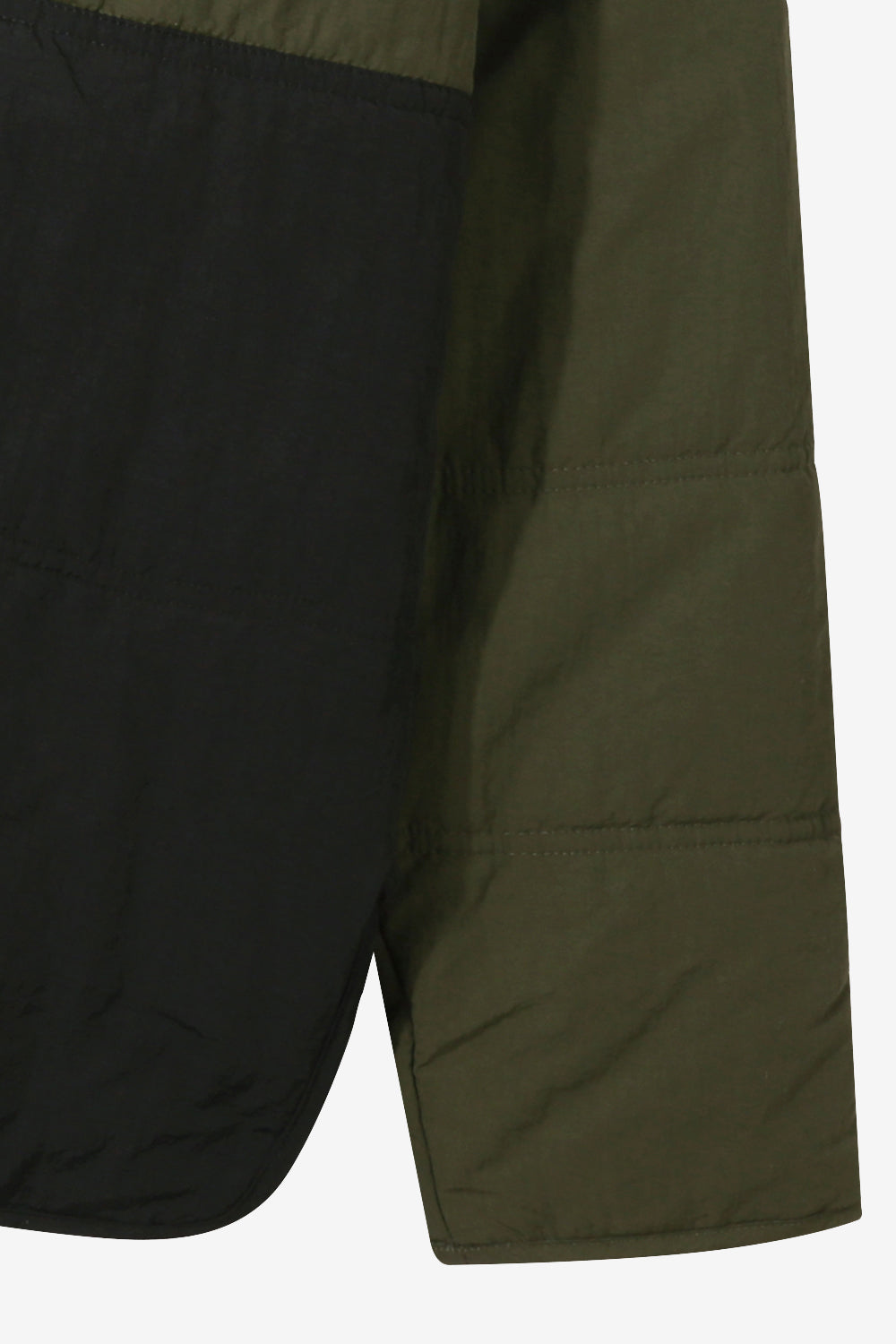Tricolour Quilted Jacket - Black - Men