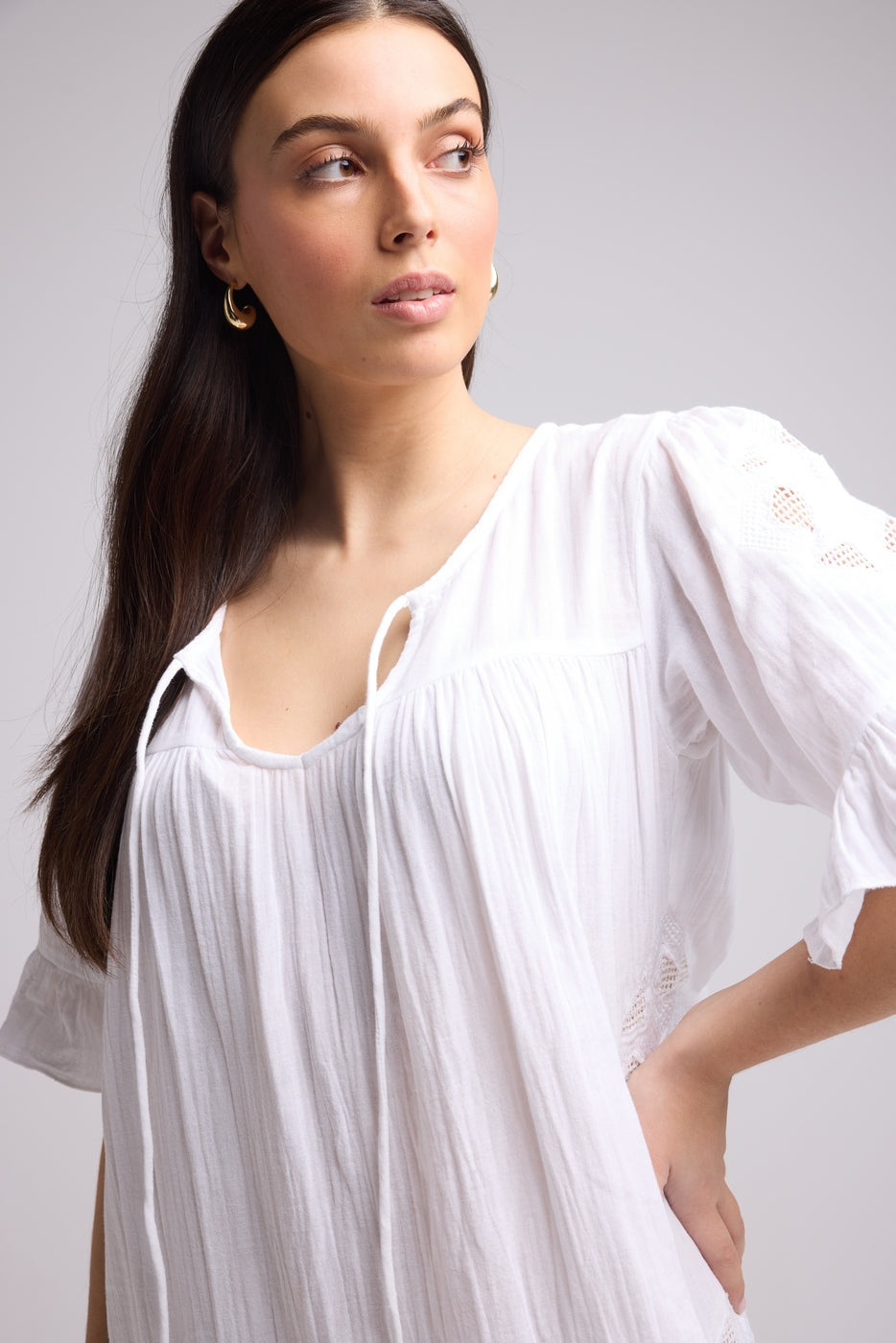 Robe Midi - Lola - Blanc
