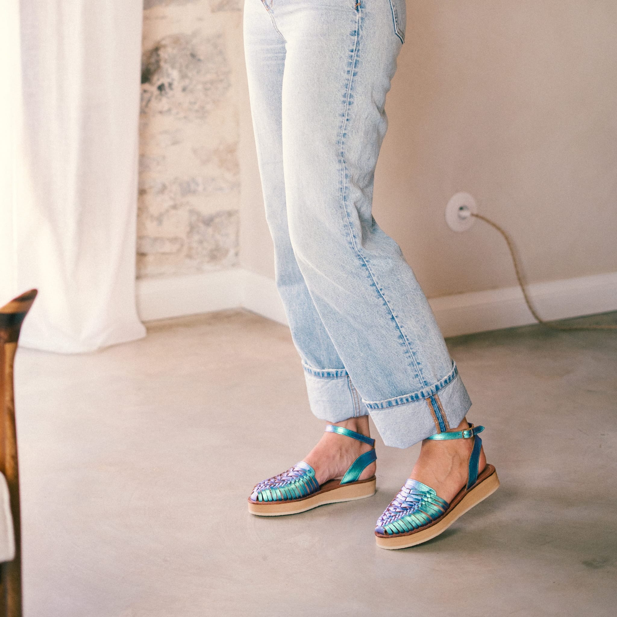 Sandalias Loma - Sirena Azul