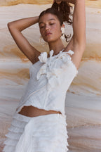 Top Namid - Blanco roto