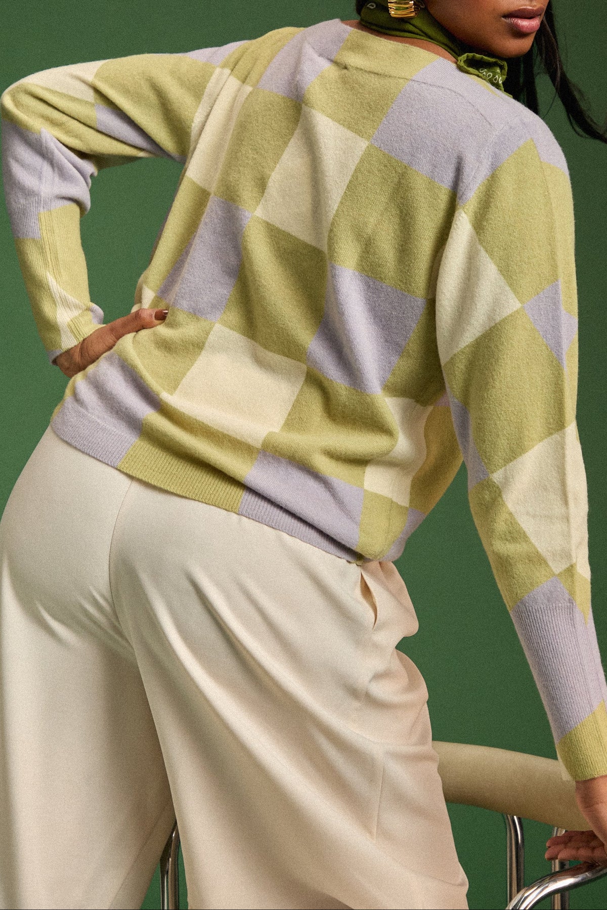 Tröja Mara - Vichy Pastel