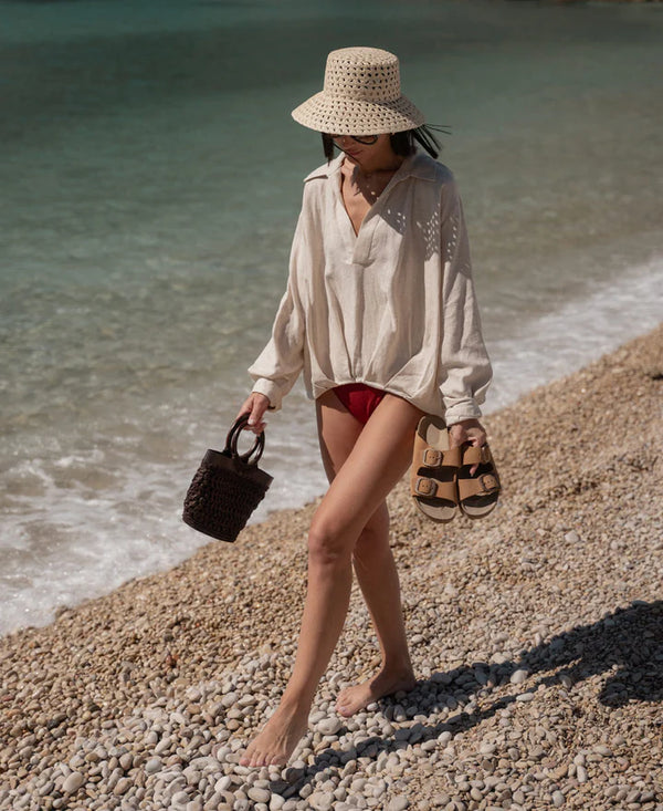 Sandalias de piel - Mujer
