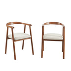 Lorenz - Chairs - Walnut Fabric - Beige