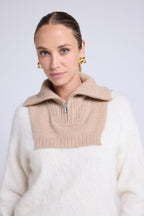 Collo camionista Louise - Beige crema - Unisex