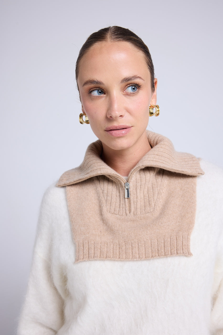 Collo camionista Louise - Beige crema - Unisex