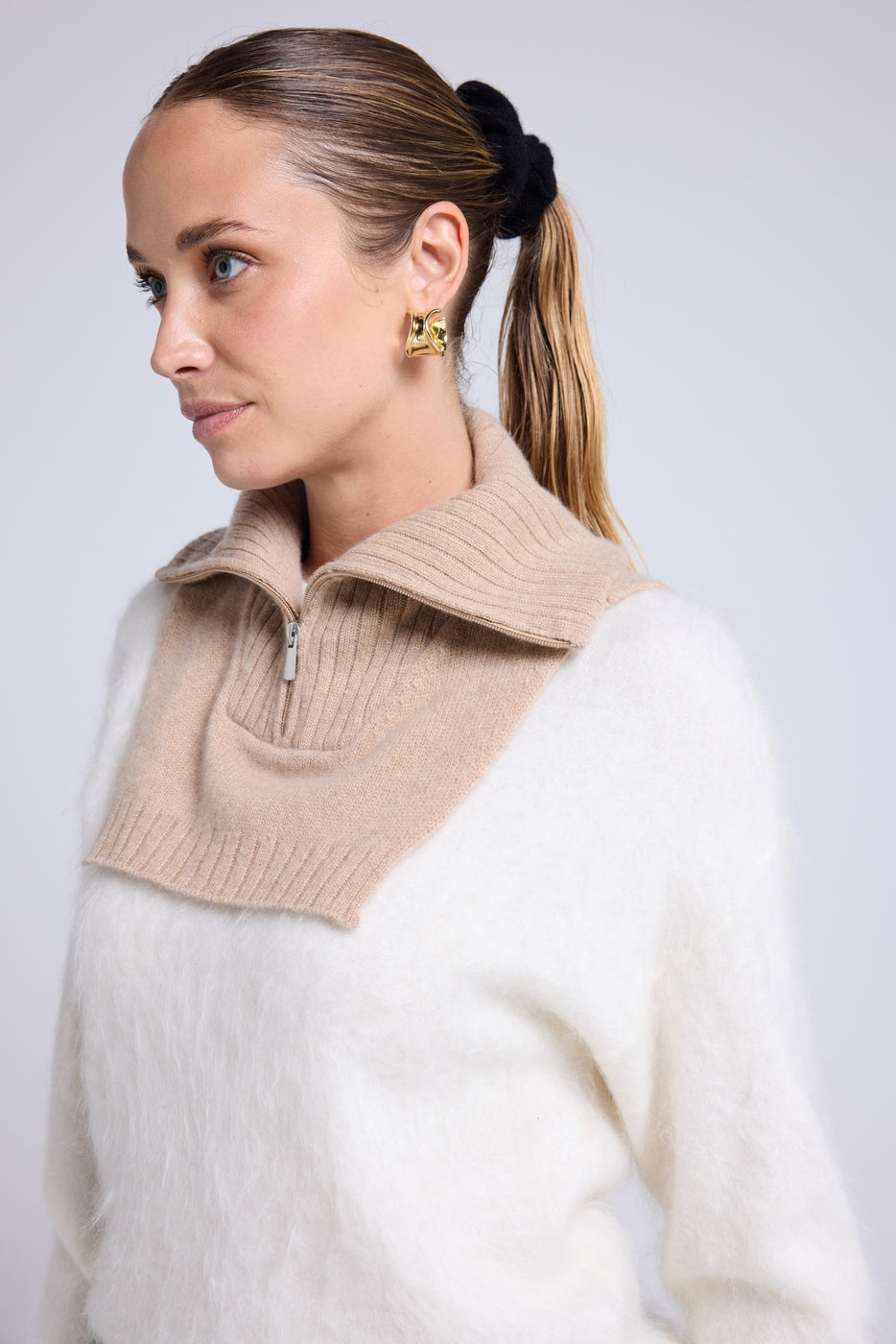 Collo camionista Louise - Beige crema - Unisex