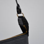 Pochette Louis Vuitton Accessoires Cuir Épi Noir