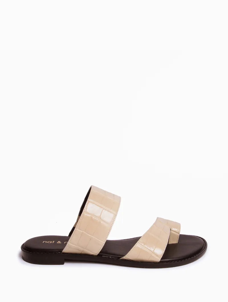 Sandalias Lovas Croc Ivoire