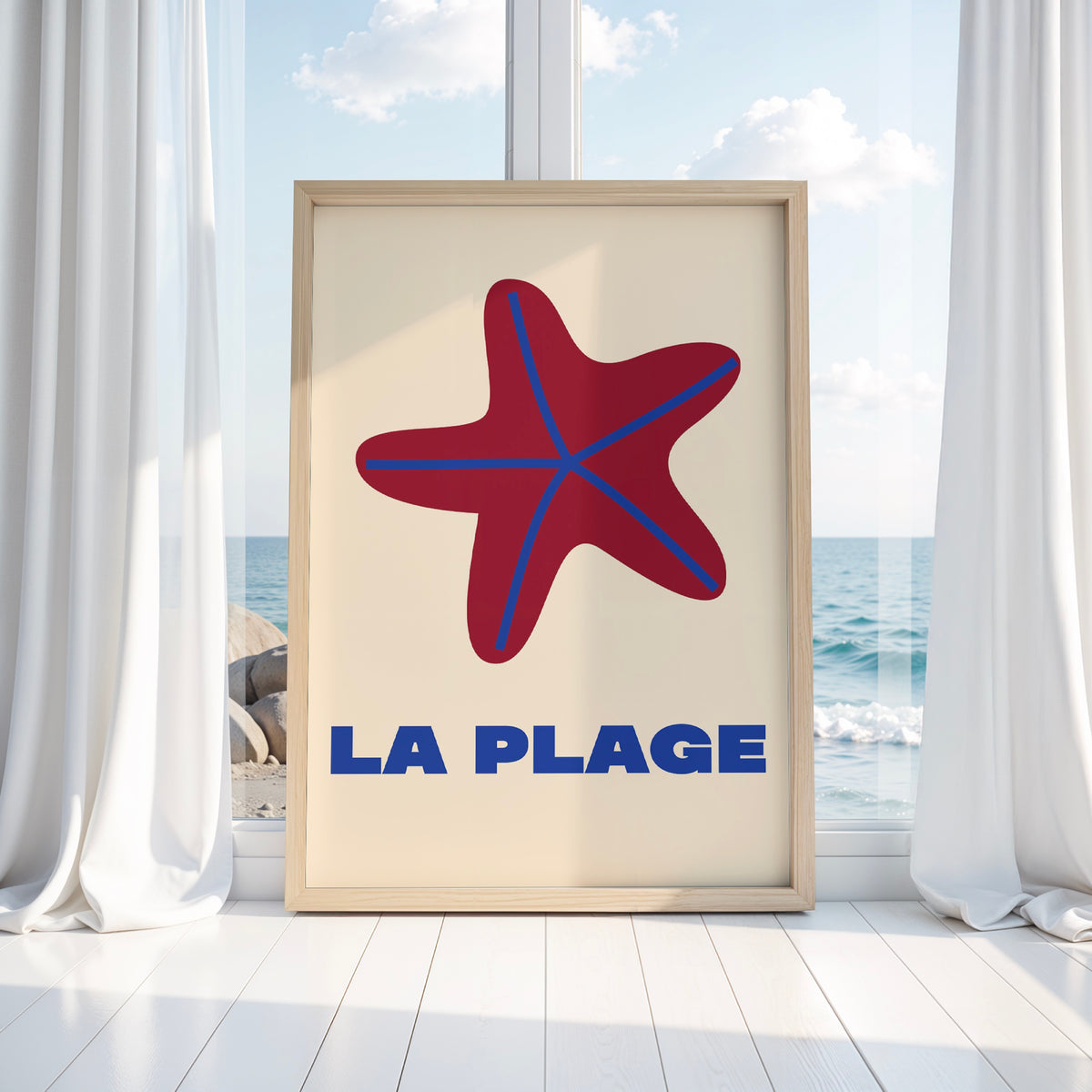 La Plage 1 - Blanc