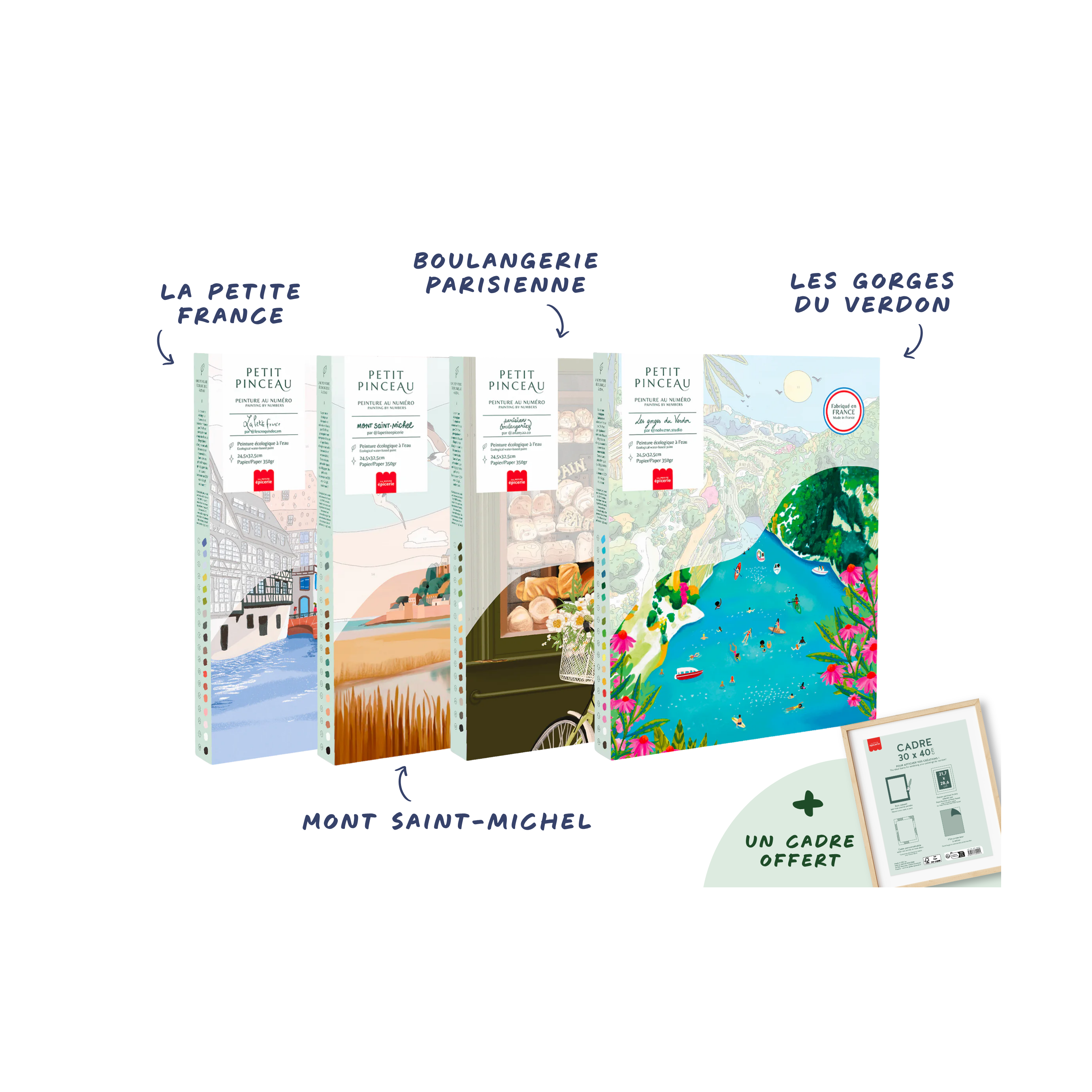 Pack Petit Pinceau : Escapades En France