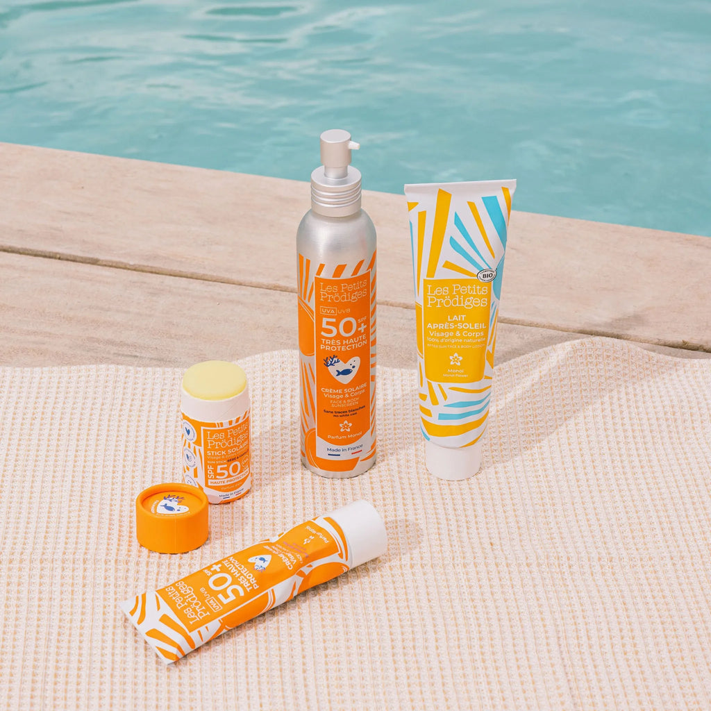 clean and responsible high protection face and body sunscreen SPF50+ 