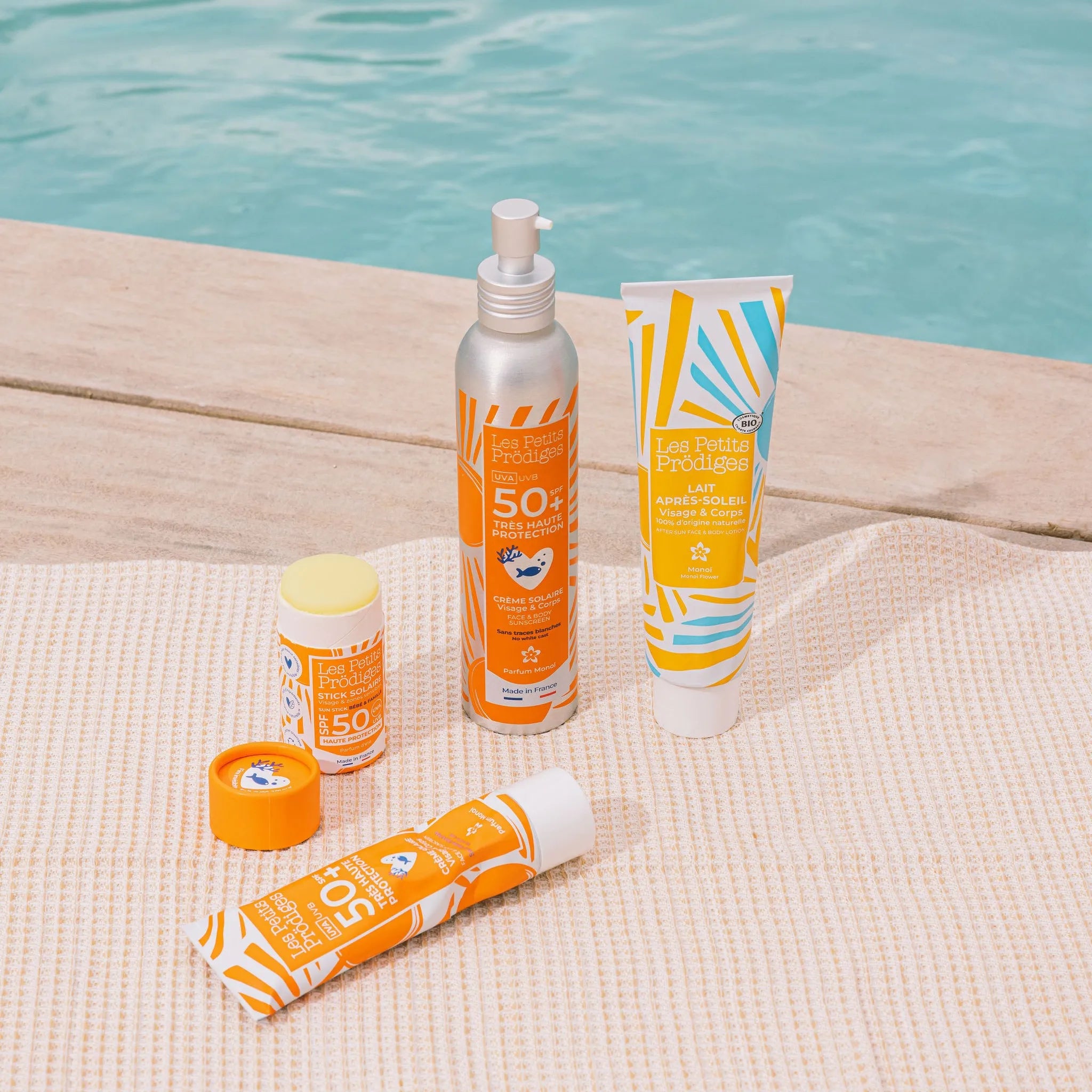 clean and responsible high protection face and body sunscreen SPF50+ 