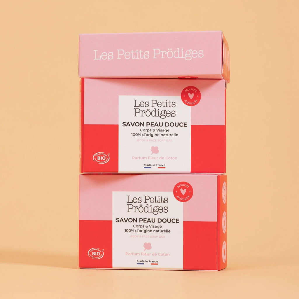 Soft skin soap for face & body certified ORGANIC