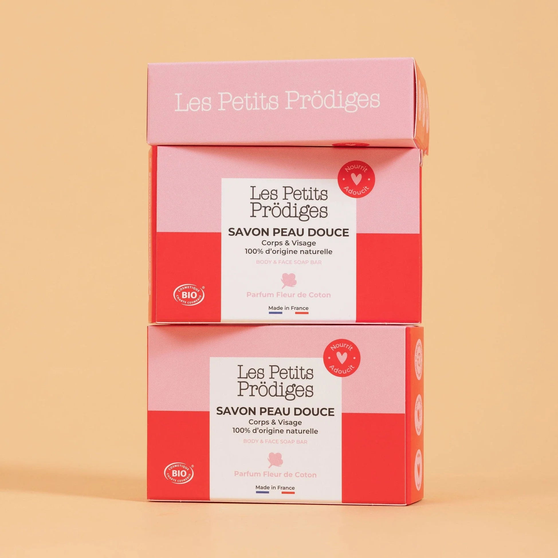 Soft skin soap for face & body certified ORGANIC