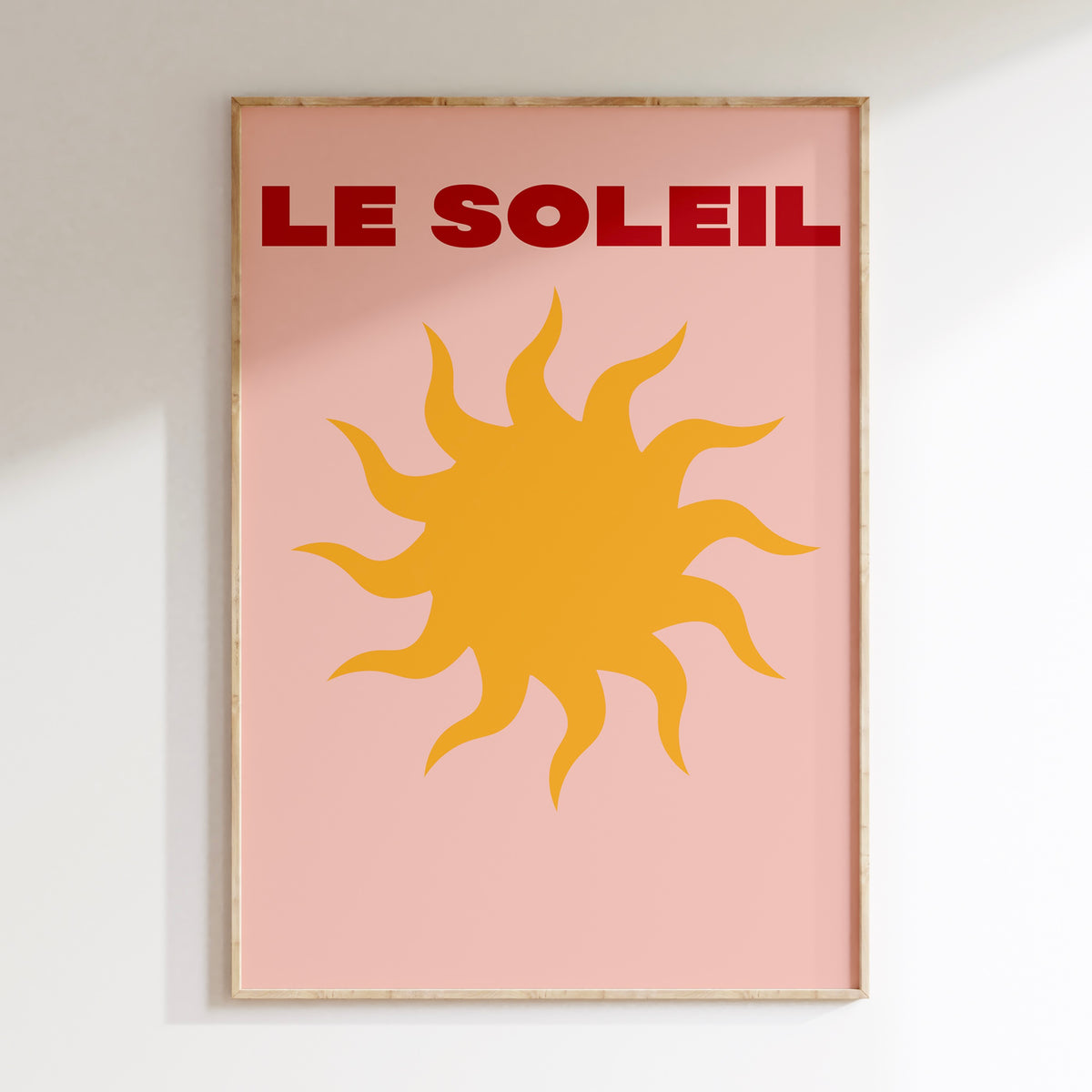 Soleil 1 - Rose