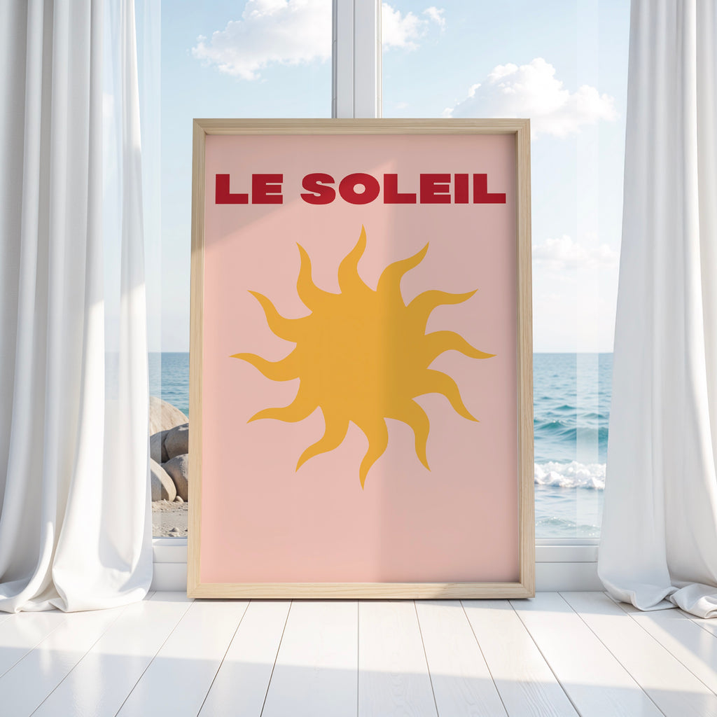 Soleil 1 - Rose