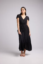 Robe Longue - Luana - Noir