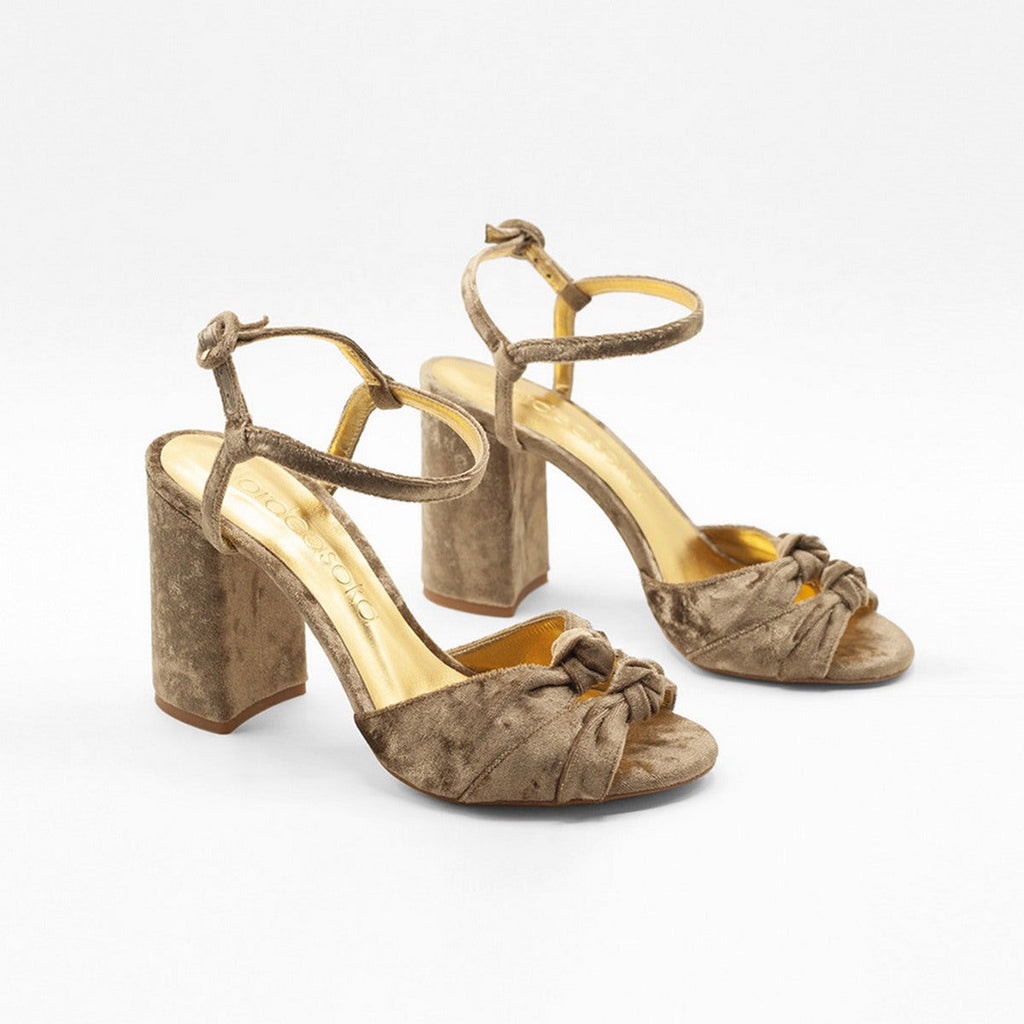 Flordeasoka - Chaussures À Talons Lucca 9 Nugat - Beige Foncé