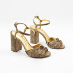Flordeasoka - Chaussures À Talons Lucca 9 Nugat - Beige Foncé