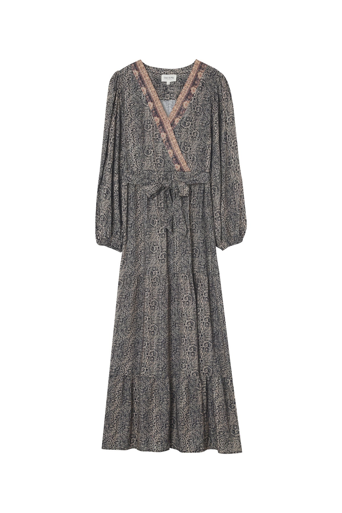 Maxikleid Ludivine – Schwarz