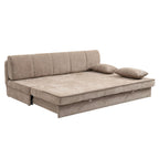 Luma – 3-Sitzer-Schlafsofa – Brauner Chenille-Stoff