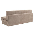Luma – 3-Sitzer-Schlafsofa – Brauner Chenille-Stoff