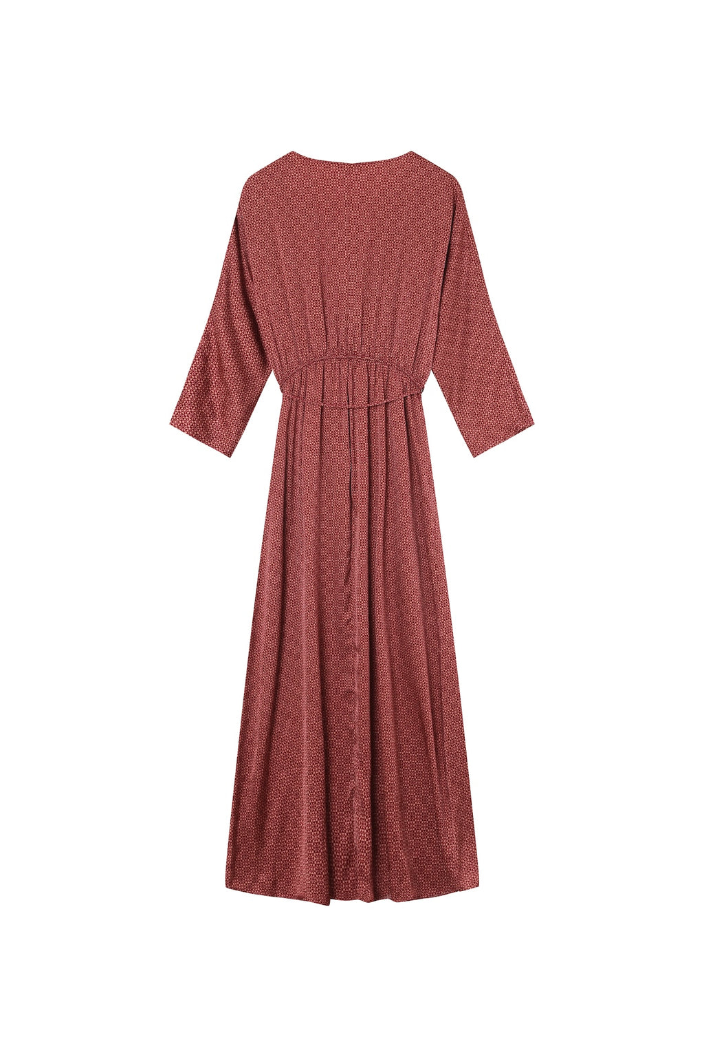 Lange jurk Luna - Terracotta