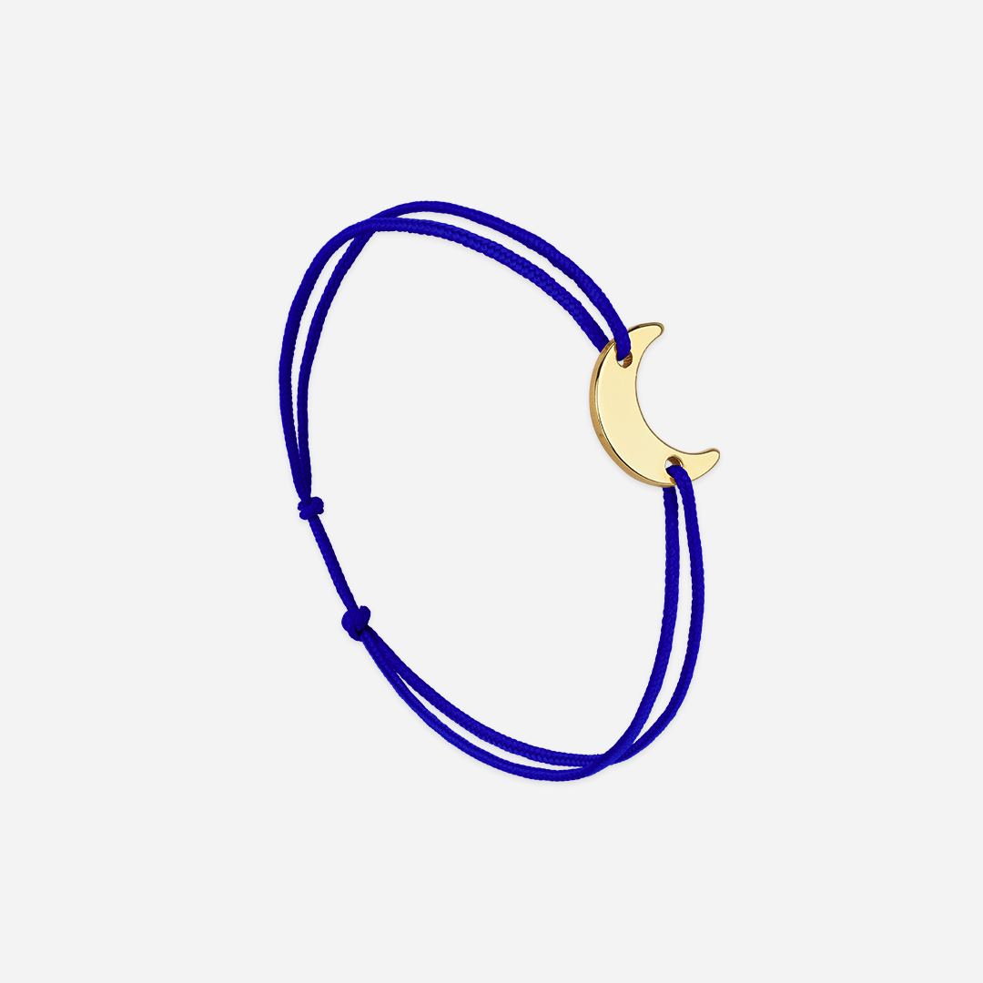 Bracelet Lune Bleu Roi - Bleu Roi