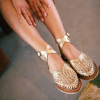 Sandales Lupita - Champagne
