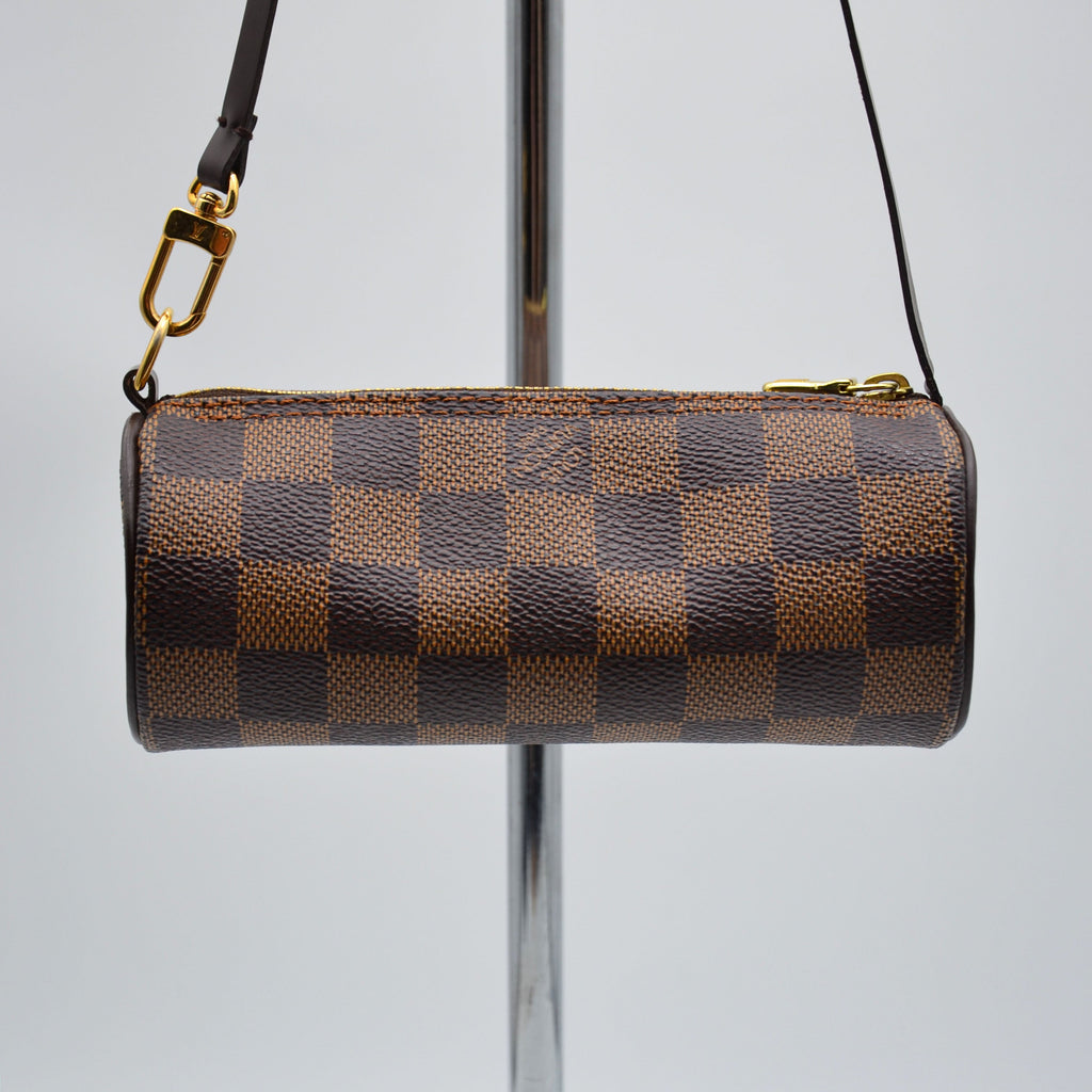 Pochette Louis Vuitton Papillon Lona Damier Ébène