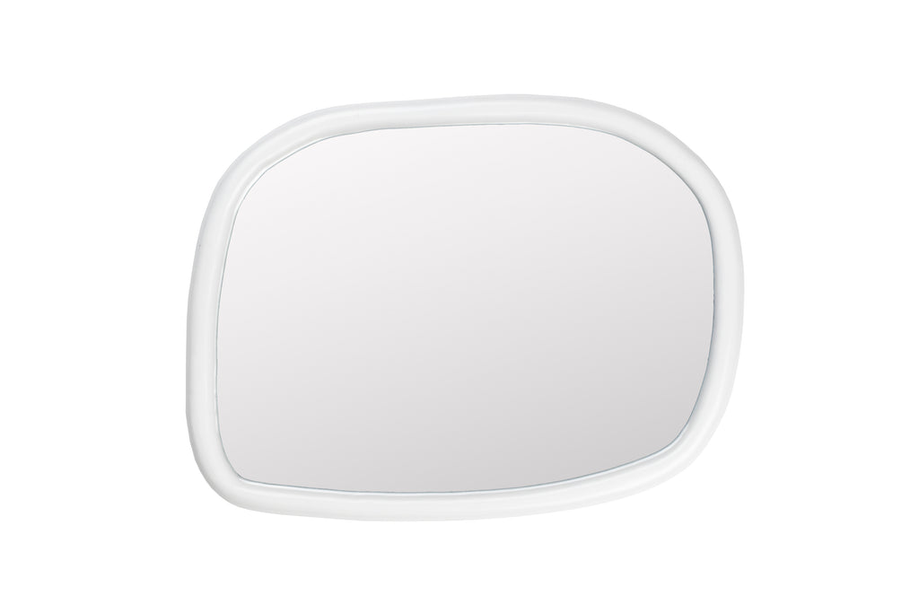 Looks M - Mirror - Mango wood - Off-White