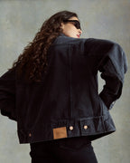 Veste BAYA DENIM BL 50 NOIR BLACK WASHED Labdip