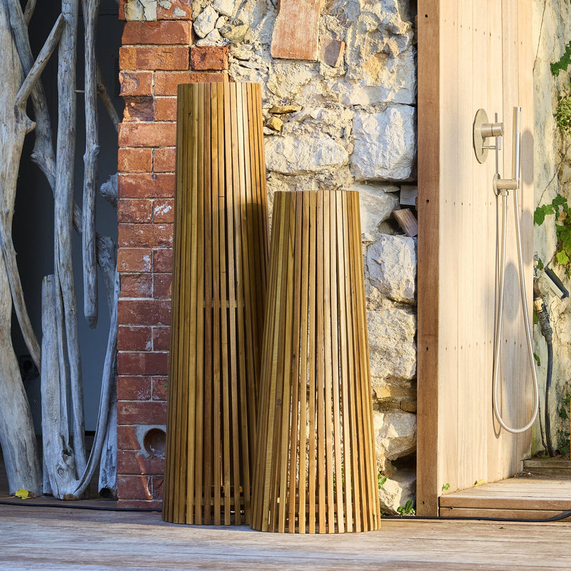 Tecka - Décoration Lumineuse Solaire - Bois - Bois
