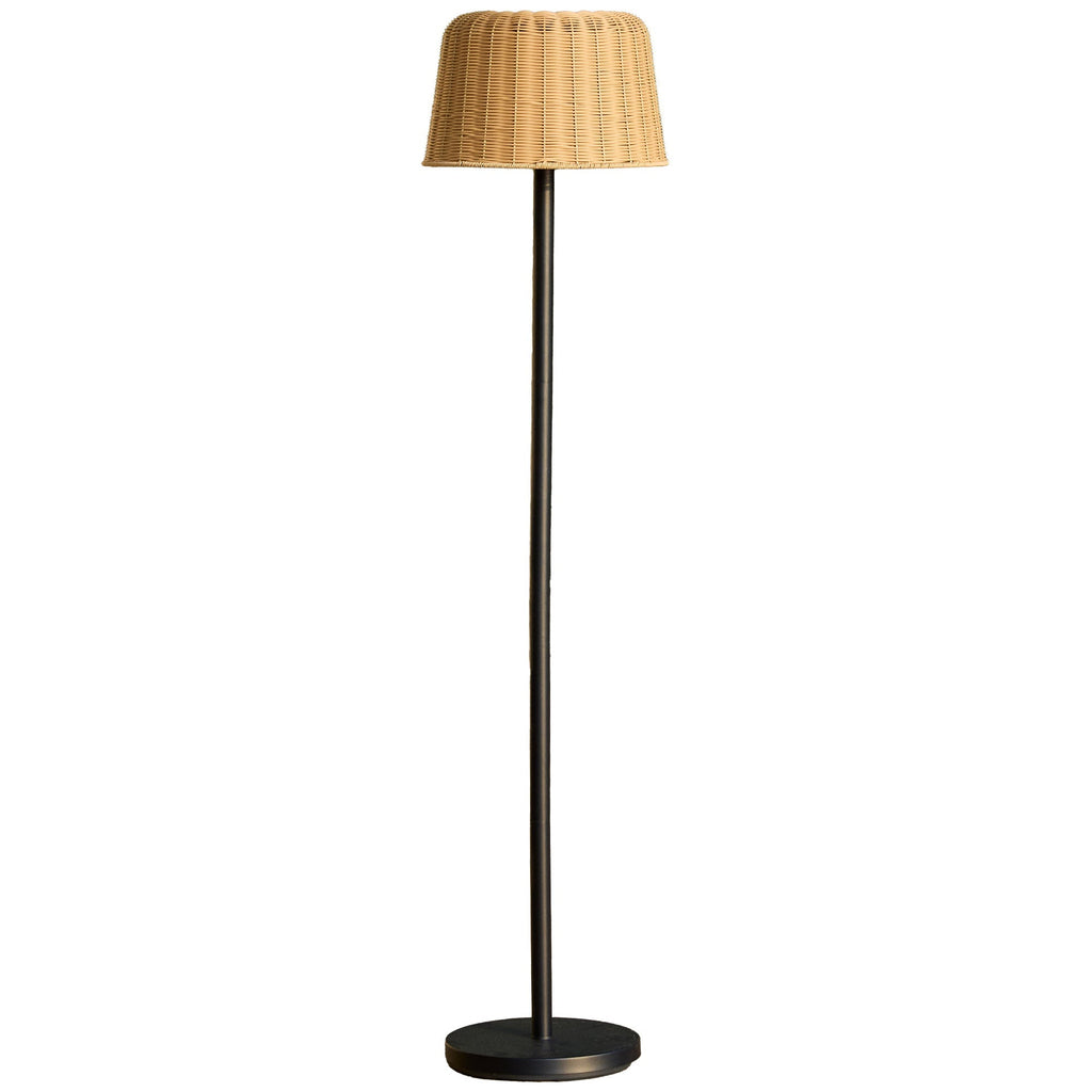 Mateo - Lampadaire Solaire - Polyrotin - Beige