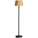 Mateo - Solar Floor Lamp - Polyrattan - Beige