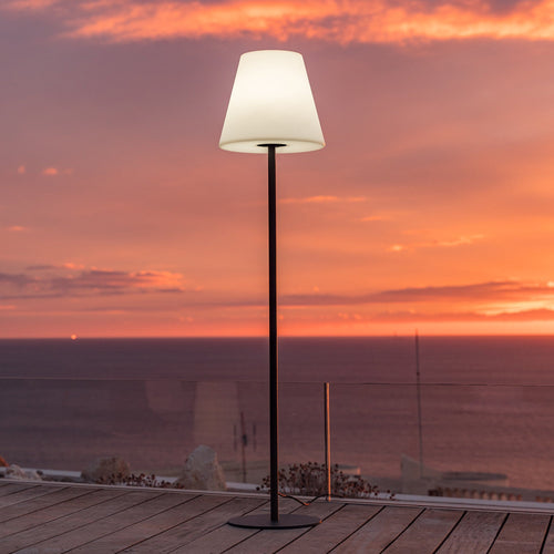 Standy - Lampadaire Filaire - Acier - Gris